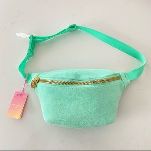 ON HAND Stoney Clover Lane x Target Terry Cloth Fanny Pack Green